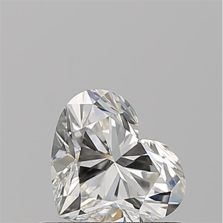 0.73 Carat Heart Loose Diamond, H, VS1, Ideal, GIA Certified | Thumbnail
