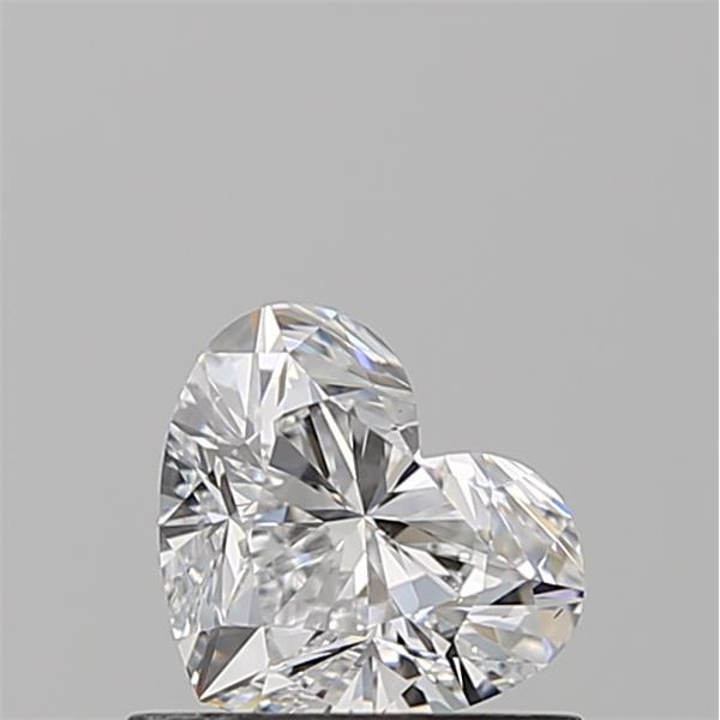 0.70 Carat Heart Loose Diamond, D, VS2, Super Ideal, GIA Certified | Thumbnail