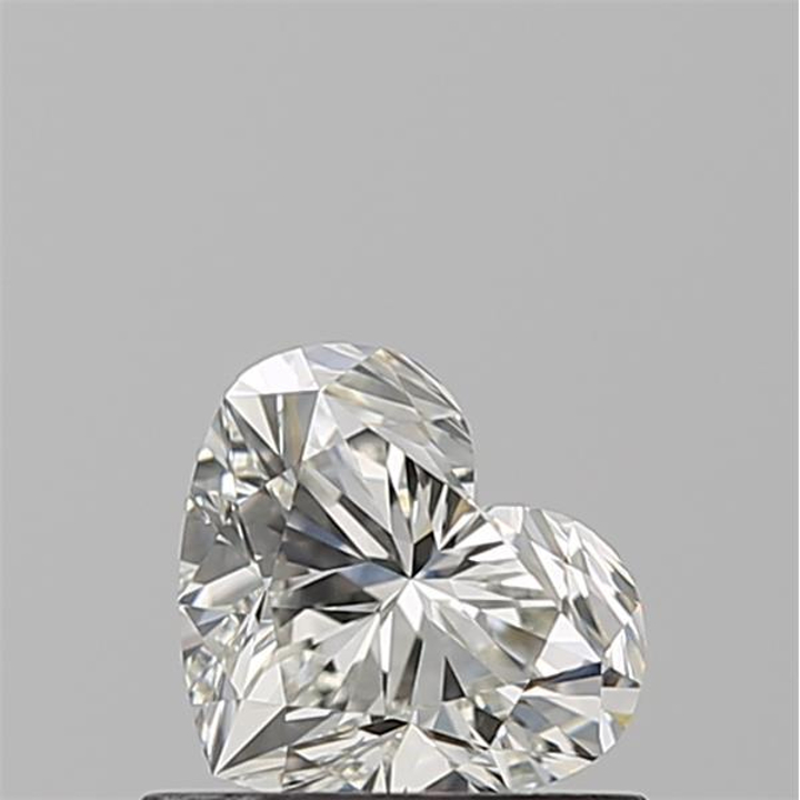 0.70 Carat Heart Loose Diamond, H, VVS2, Super Ideal, GIA Certified