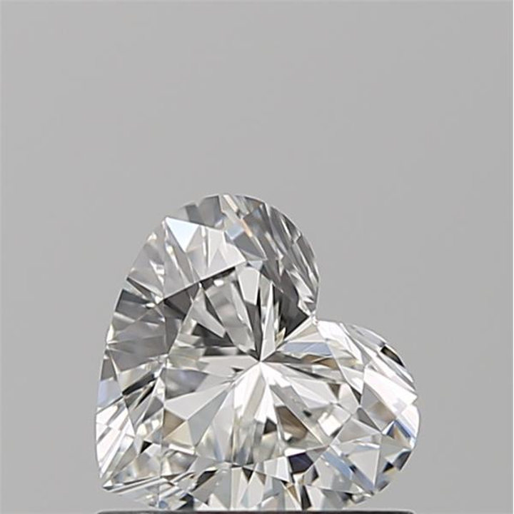 0.77 Carat Heart Loose Diamond, G, IF, Ideal, GIA Certified