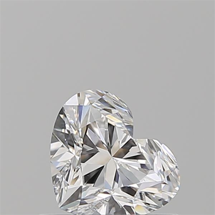 0.70 Carat Heart Loose Diamond, D, VVS2, Ideal, GIA Certified | Thumbnail