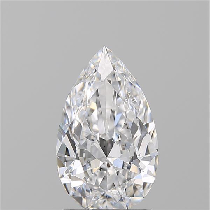 1.72 Carat Pear Loose Diamond, D, VS2, Super Ideal, GIA Certified | Thumbnail