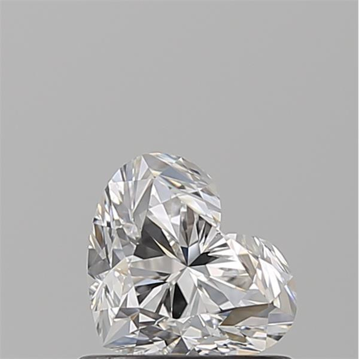 0.70 Carat Heart Loose Diamond, F, VS1, Super Ideal, GIA Certified | Thumbnail