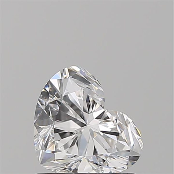 0.80 Carat Heart Loose Diamond, D, VS1, Ideal, GIA Certified