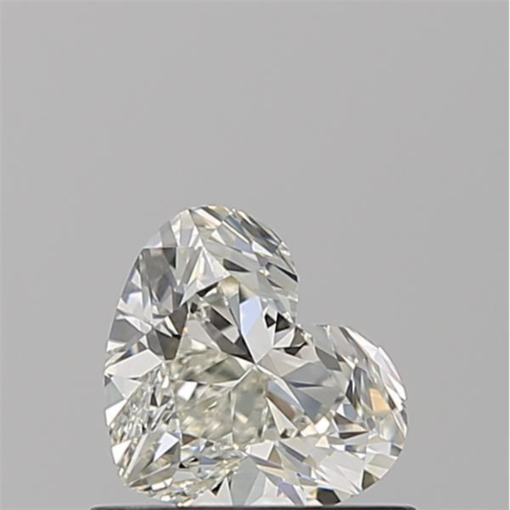 0.70 Carat Heart Loose Diamond, J, VVS1, Super Ideal, GIA Certified