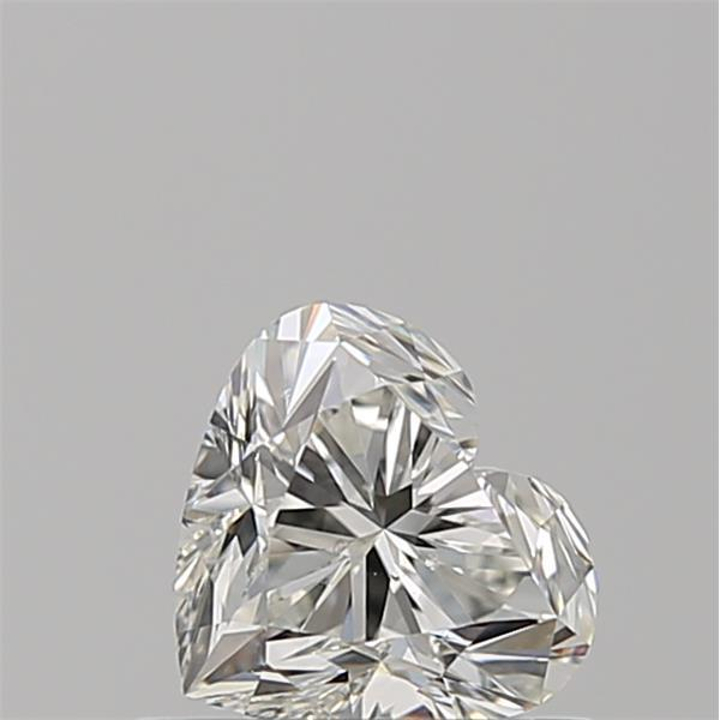 0.71 Carat Heart Loose Diamond, I, VS2, Ideal, GIA Certified | Thumbnail