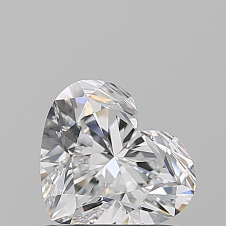 0.82 Carat Heart Loose Diamond, D, IF, Super Ideal, GIA Certified