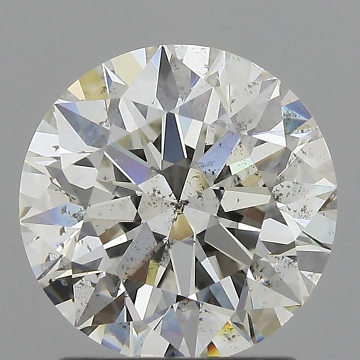 1.51 Carat Round Loose Diamond, H, SI1, Super Ideal, GIA Certified