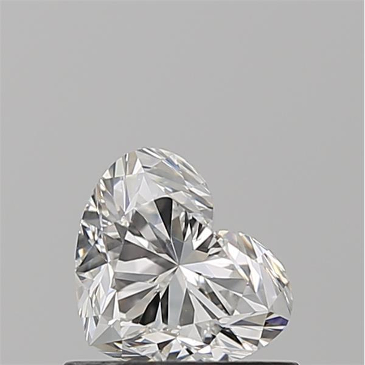 0.70 Carat Heart Loose Diamond, F, VS1, Ideal, GIA Certified | Thumbnail