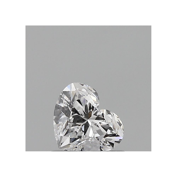 0.51 Carat Heart Loose Diamond, D, VVS2, Ideal, GIA Certified
