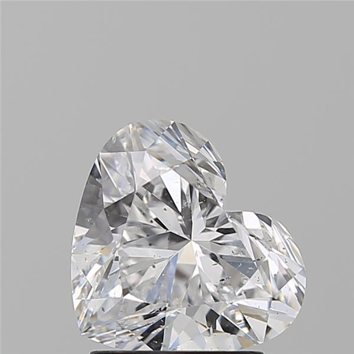 2.01 Carat Heart Loose Diamond, D, SI1, Super Ideal, GIA Certified