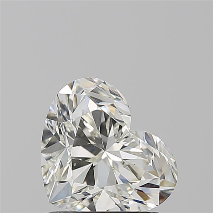 1.51 Carat Heart Loose Diamond, K, VS2, Super Ideal, GIA Certified