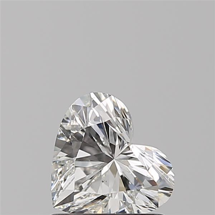 0.80 Carat Heart Loose Diamond, H, SI1, Ideal, GIA Certified | Thumbnail