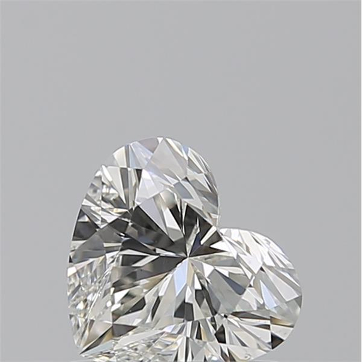 0.74 Carat Heart Loose Diamond, H, VS1, Ideal, GIA Certified