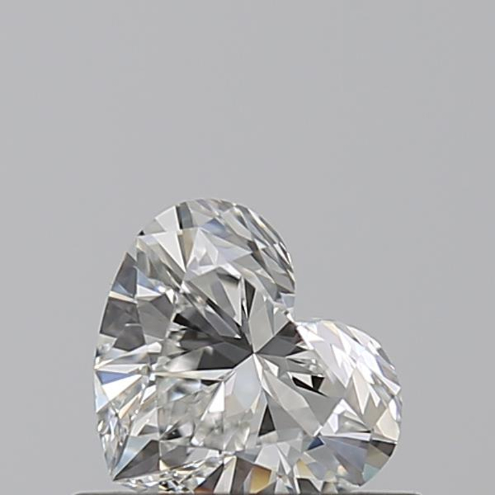 0.51 Carat Heart Loose Diamond, G, IF, Super Ideal, GIA Certified | Thumbnail