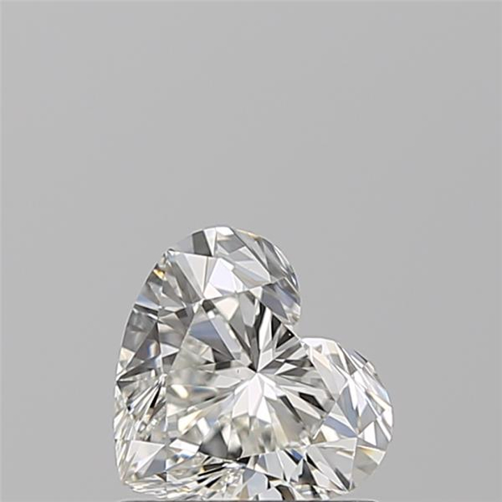 0.72 Carat Heart Loose Diamond, H, VS1, Super Ideal, GIA Certified | Thumbnail