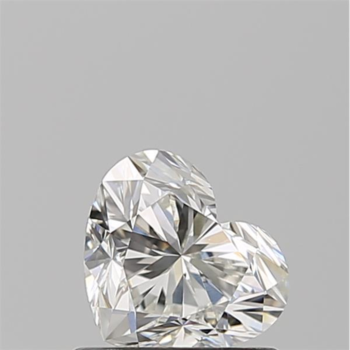 0.70 Carat Heart Loose Diamond, H, VVS1, Ideal, GIA Certified