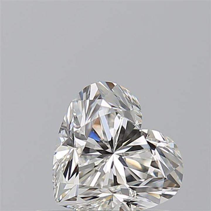 0.74 Carat Heart Loose Diamond, G, IF, Super Ideal, GIA Certified
