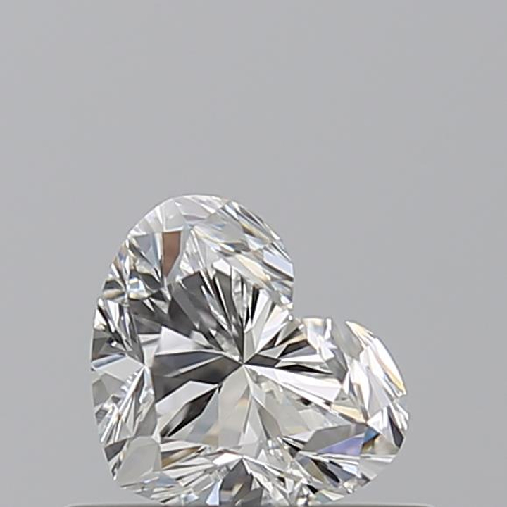 0.52 Carat Heart Loose Diamond, F, IF, Super Ideal, GIA Certified | Thumbnail