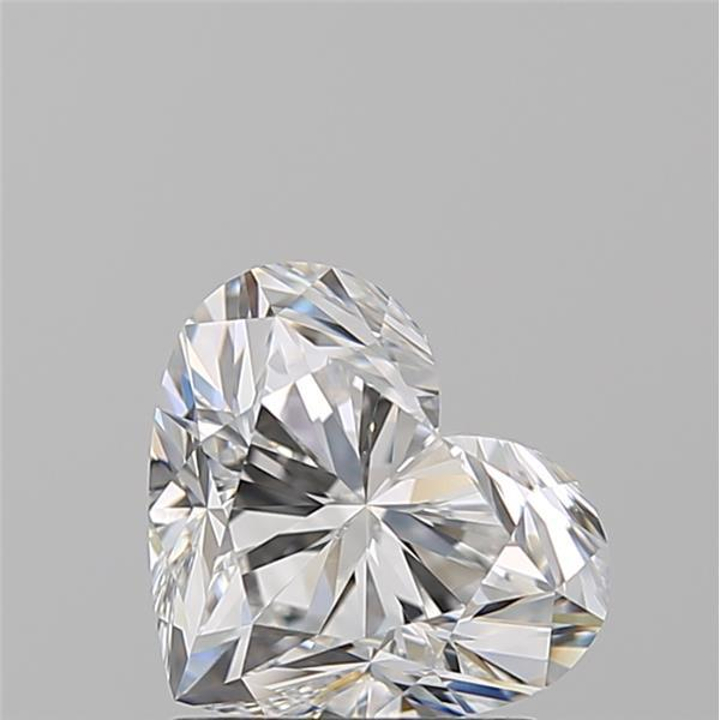 1.72 Carat Heart Loose Diamond, E, VVS2, Super Ideal, GIA Certified