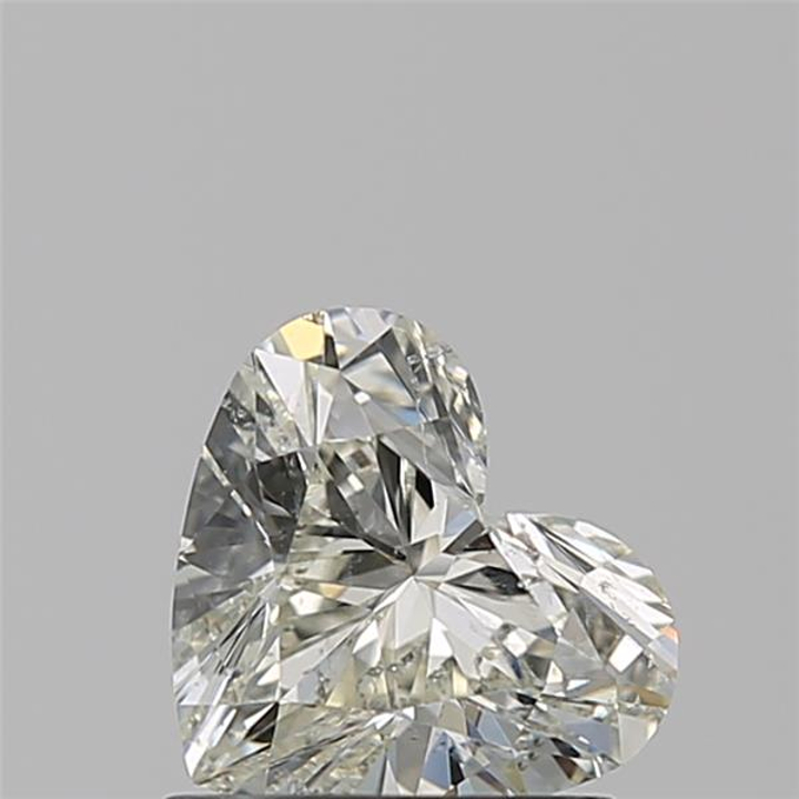 1.01 Carat Heart Loose Diamond, K, SI2, Super Ideal, GIA Certified | Thumbnail