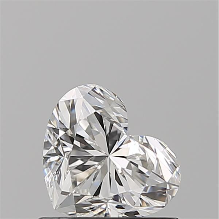0.81 Carat Heart Loose Diamond, F, VVS1, Super Ideal, GIA Certified