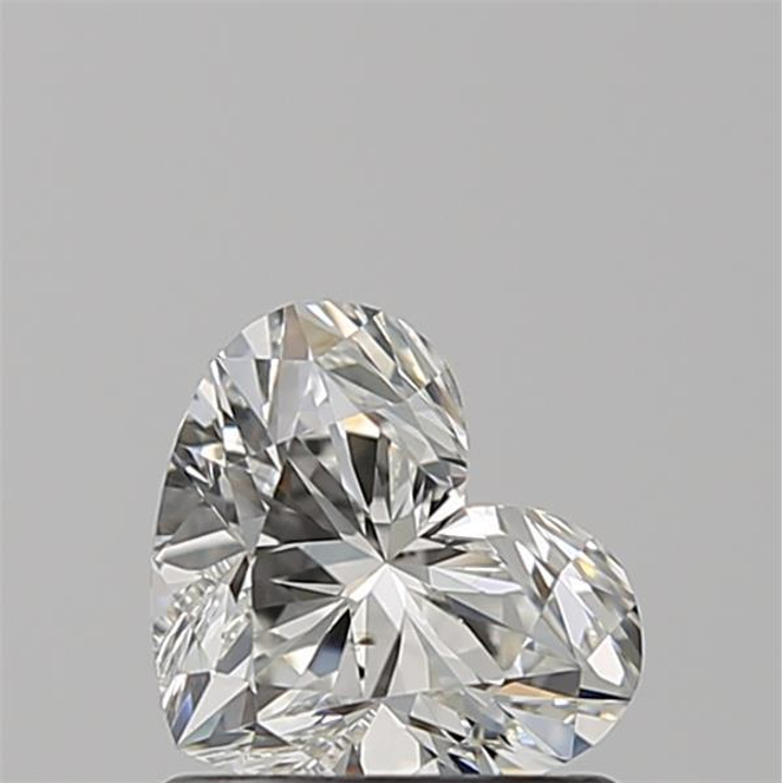 0.80 Carat Heart Loose Diamond, H, SI1, Super Ideal, GIA Certified | Thumbnail
