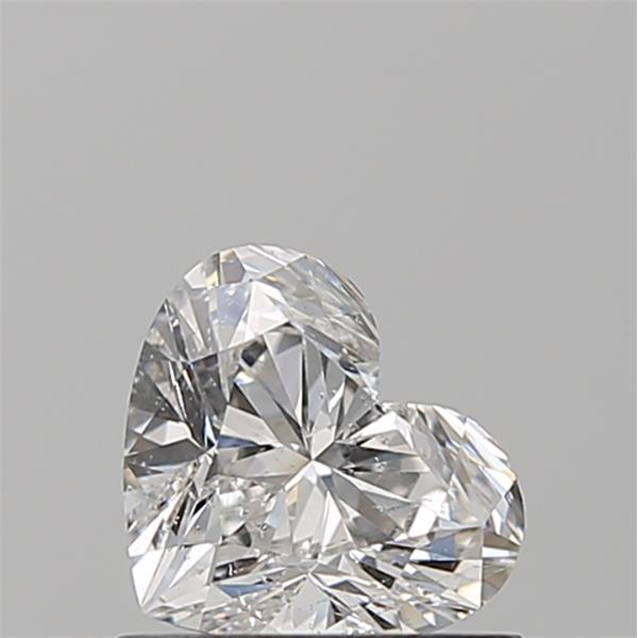 0.81 Carat Heart Loose Diamond, F, SI2, Super Ideal, GIA Certified