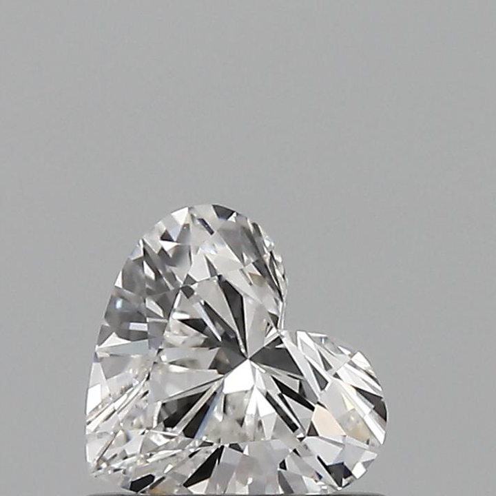 0.51 Carat Heart Loose Diamond, G, IF, Ideal, GIA Certified | Thumbnail