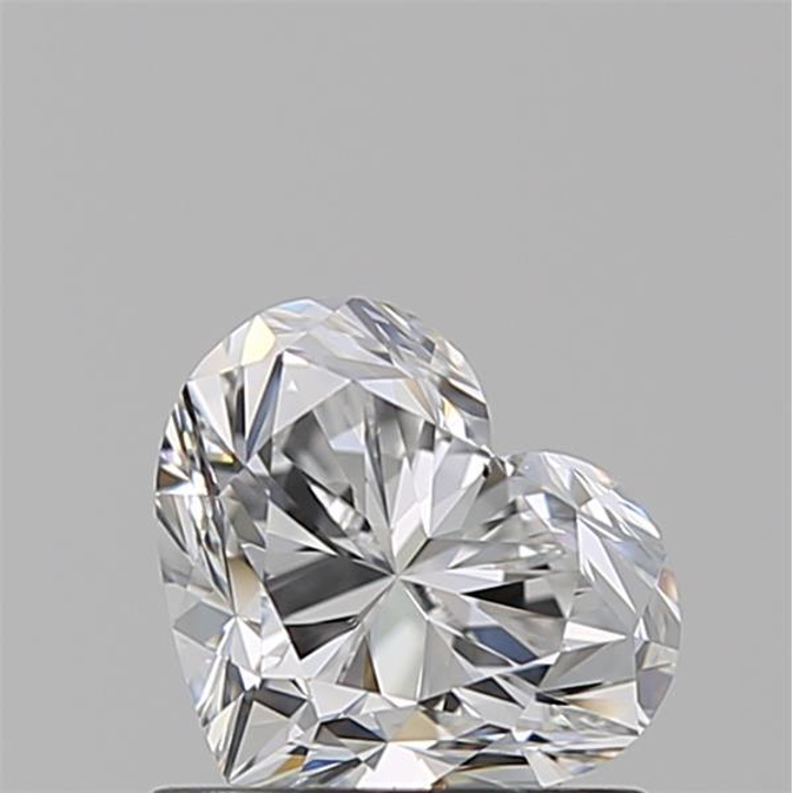 0.90 Carat Heart Loose Diamond, D, VS2, Super Ideal, GIA Certified | Thumbnail