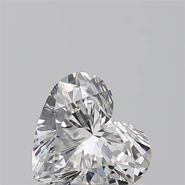 0.71 Carat Heart Loose Diamond, F, IF, Super Ideal, GIA Certified
