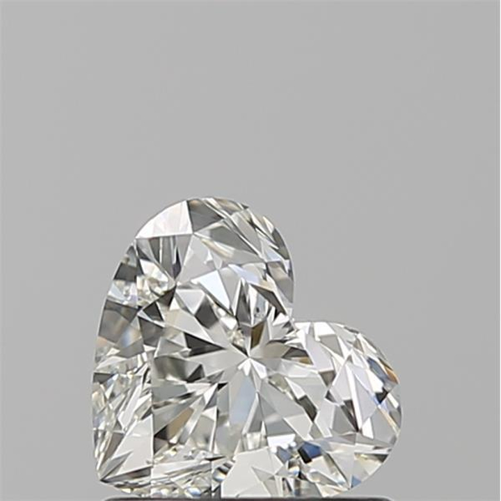 0.74 Carat Heart Loose Diamond, I, VS2, Super Ideal, GIA Certified