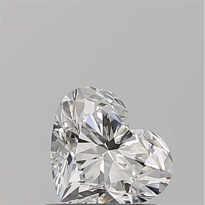 0.73 Carat Heart Loose Diamond, E, VVS2, Super Ideal, GIA Certified | Thumbnail
