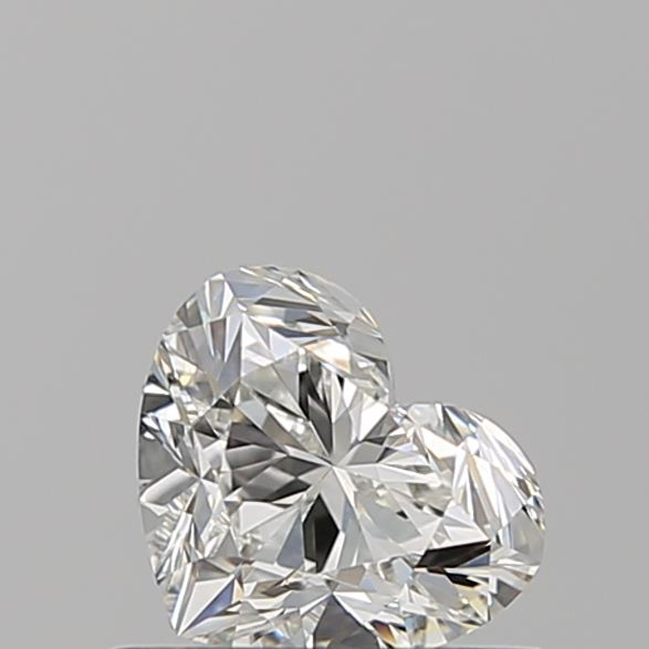 0.71 Carat Heart Loose Diamond, H, VVS2, Ideal, GIA Certified