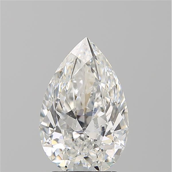 2.01 Carat Pear Loose Diamond, F, SI1, Super Ideal, GIA Certified | Thumbnail