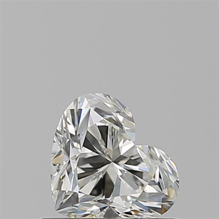 0.70 Carat Heart Loose Diamond, I, VVS2, Super Ideal, GIA Certified | Thumbnail
