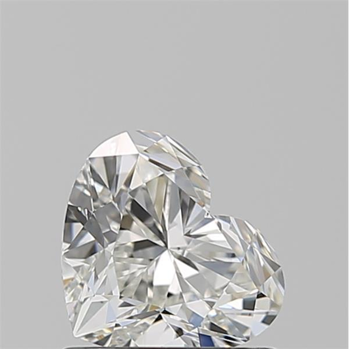0.93 Carat Heart Loose Diamond, H, VS1, Super Ideal, GIA Certified | Thumbnail