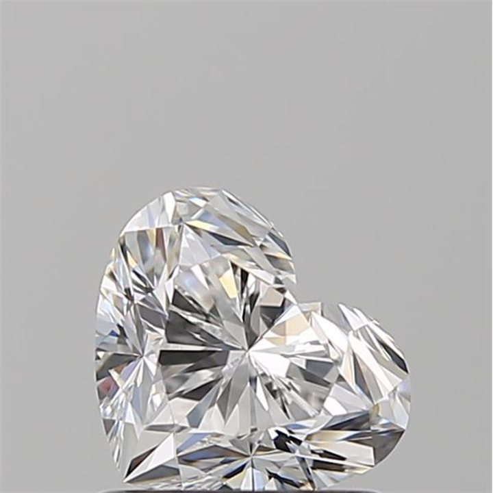 0.92 Carat Heart Loose Diamond, D, VS2, Super Ideal, GIA Certified | Thumbnail