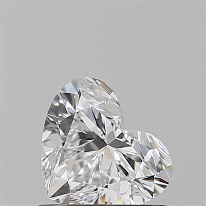 0.80 Carat Heart Loose Diamond, D, VVS2, Super Ideal, GIA Certified