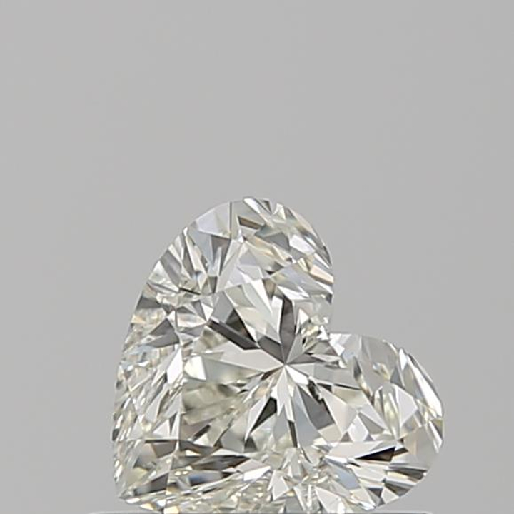 0.70 Carat Heart Loose Diamond, J, VS2, Ideal, GIA Certified | Thumbnail