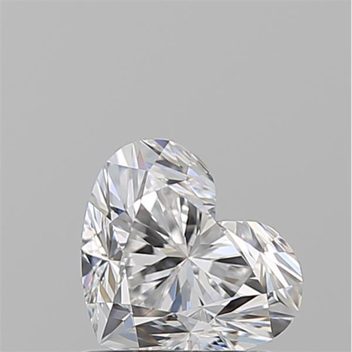 0.91 Carat Heart Loose Diamond, D, VVS2, Super Ideal, GIA Certified | Thumbnail