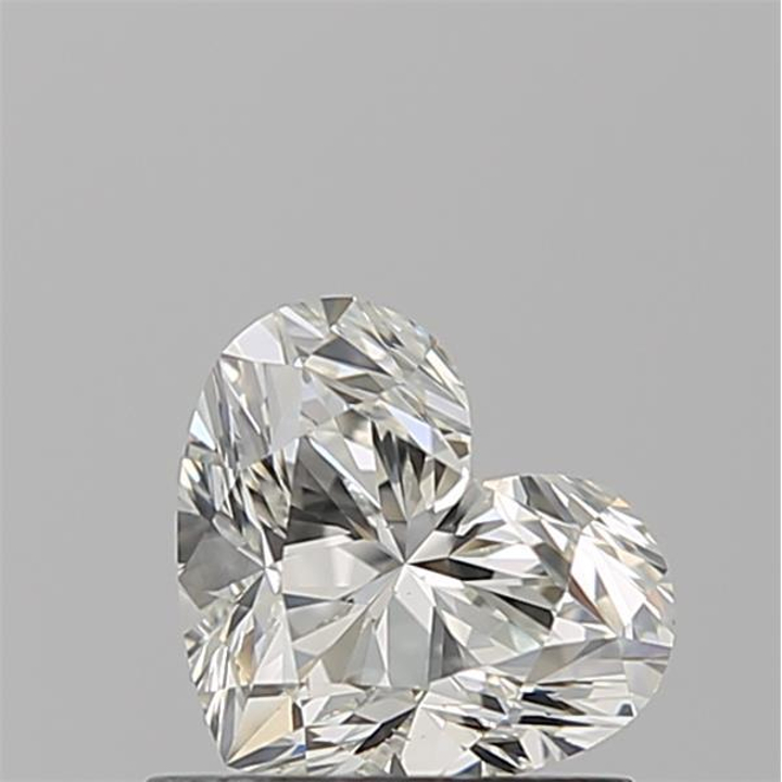 0.90 Carat Heart Loose Diamond, J, SI2, Super Ideal, GIA Certified | Thumbnail