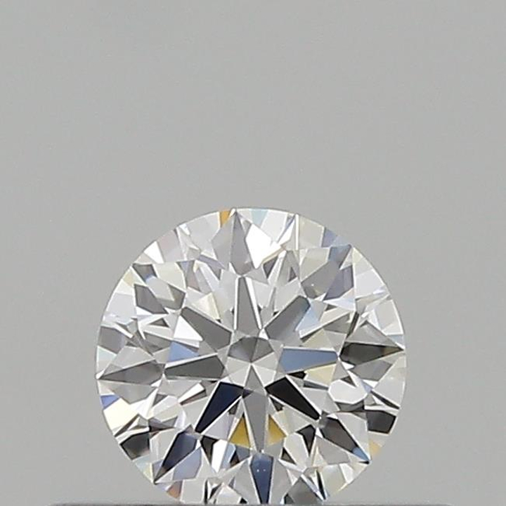 0.26 Carat Round Loose Diamond, F, VVS1, Super Ideal, GIA Certified