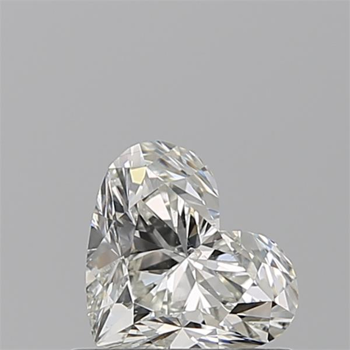 0.71 Carat Heart Loose Diamond, I, SI2, Super Ideal, GIA Certified | Thumbnail