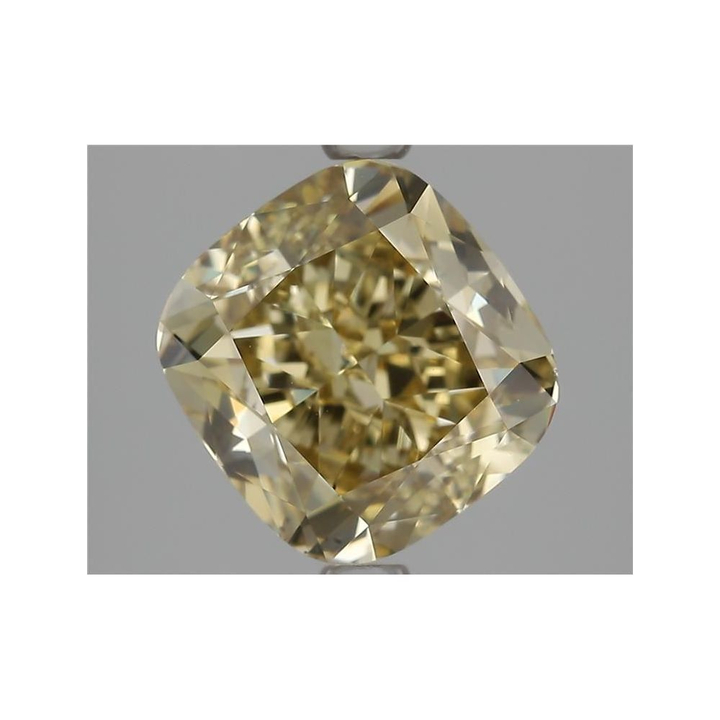 3.51 Carat Cushion Loose Diamond, Fancy Brownish Yellow, VS2, Good, GIA Certified