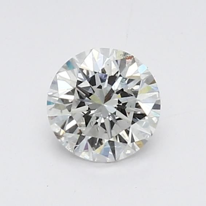 0.56 Carat Round Loose Diamond, H, SI2, Very Good, GIA Certified | Thumbnail