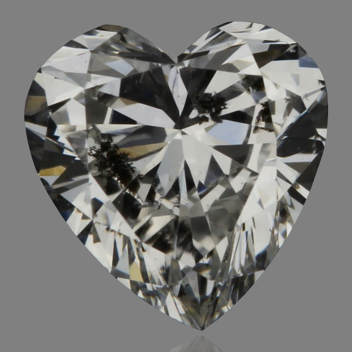 0.31 Carat Heart Loose Diamond, E, I2, Excellent, GIA Certified