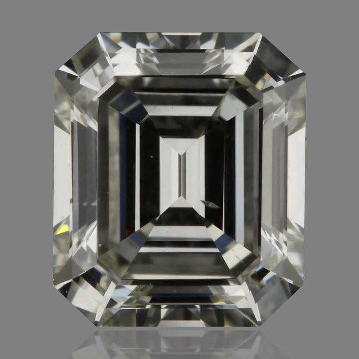 0.59 Carat Emerald Loose Diamond, I, SI1, Ideal, GIA Certified | Thumbnail