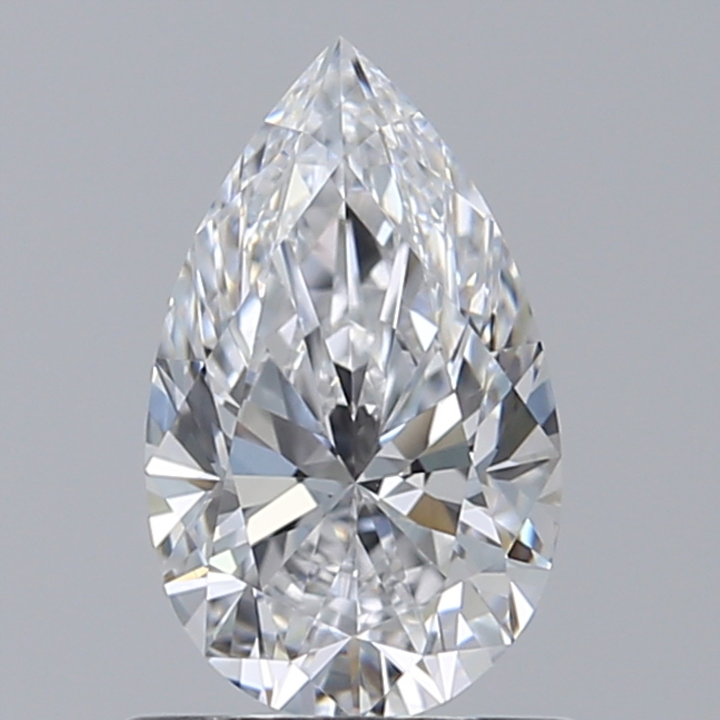 0.76 Carat Pear Loose Diamond, D, IF, Super Ideal, GIA Certified