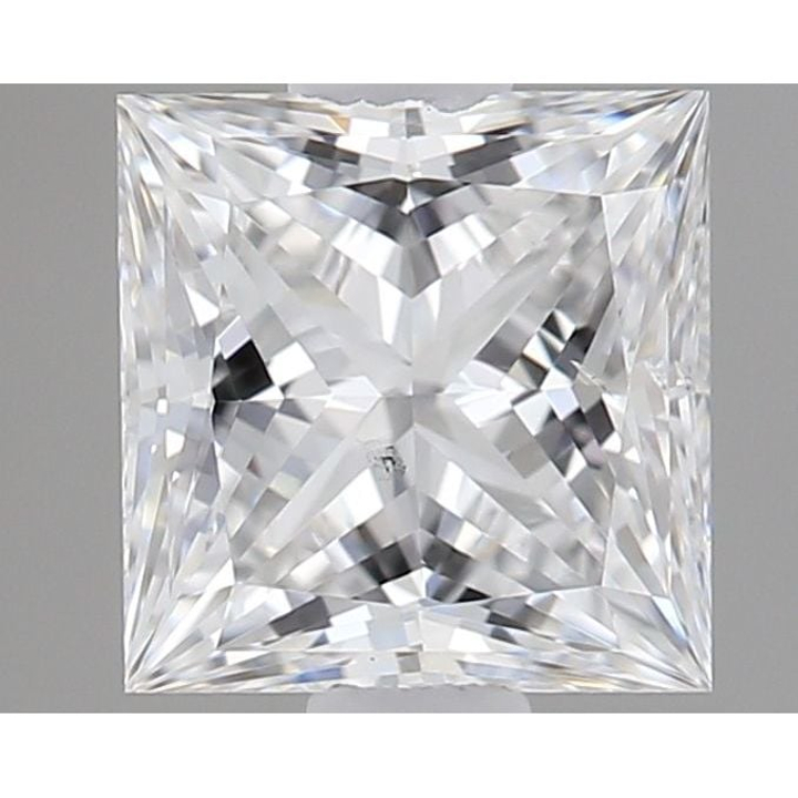 0.50 Carat Princess Loose Diamond, E, VS2, Super Ideal, GIA Certified